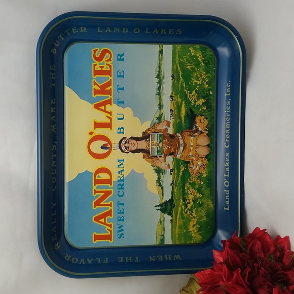 Land O' Lakes Butter Metal Tray - Picture 1 of 16